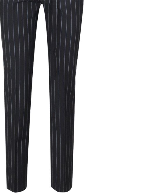 Navy blue stretch-design pants THE ATTICO | 241WCP167E067596